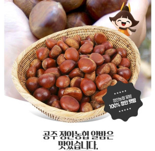 (택배비 포함)24년산 알밤(특)4kg(국산 100% 공주 정안면 햇밤)